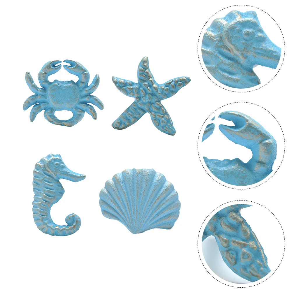 

Crab Drawer Pulls Handles Ocean Wind Hook Dresser for Closet Mediterranean Style
