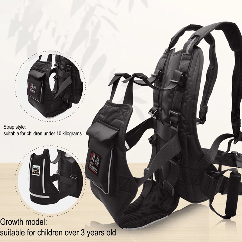 Cintura di sicurezza per bambini imbracatura di sicurezza per moto cintura di protezione di sicurezza per auto elettrica regolabile per accessori per moto per bambini - immagine 2