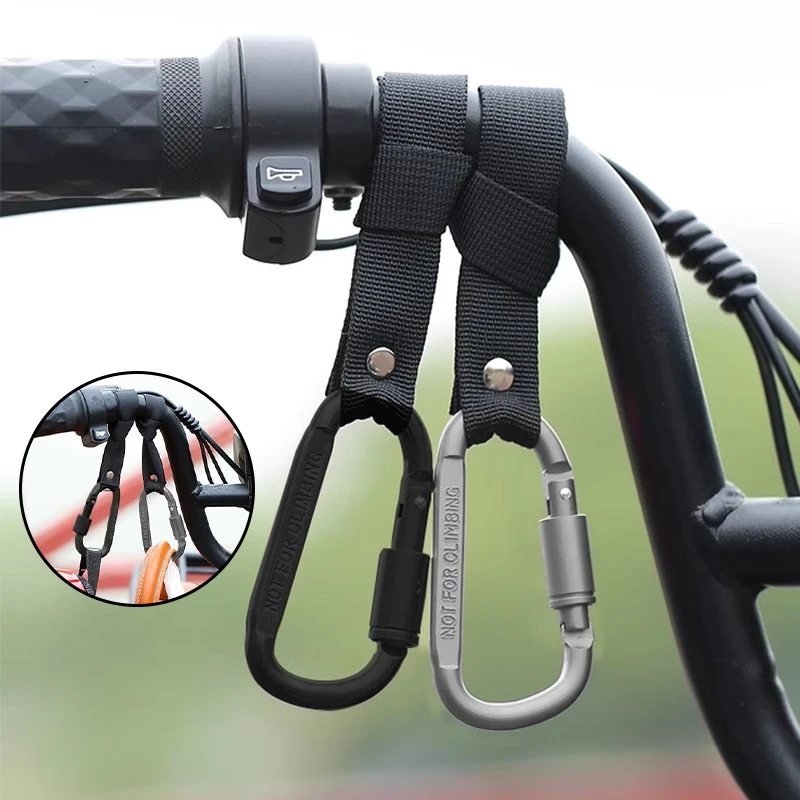 1/4pcs Universal Motorcycle Bicycle Front Hook Aluminum Alloy Handlebar Hooks Multifunctional Baby Cart Electric Scooter Hook