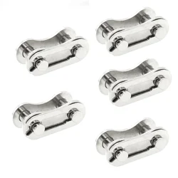 5-Pair Bicycle Chain Quick Link Lock for Road Bikes - Durable Cycling Connector Buckle (1 Speed)