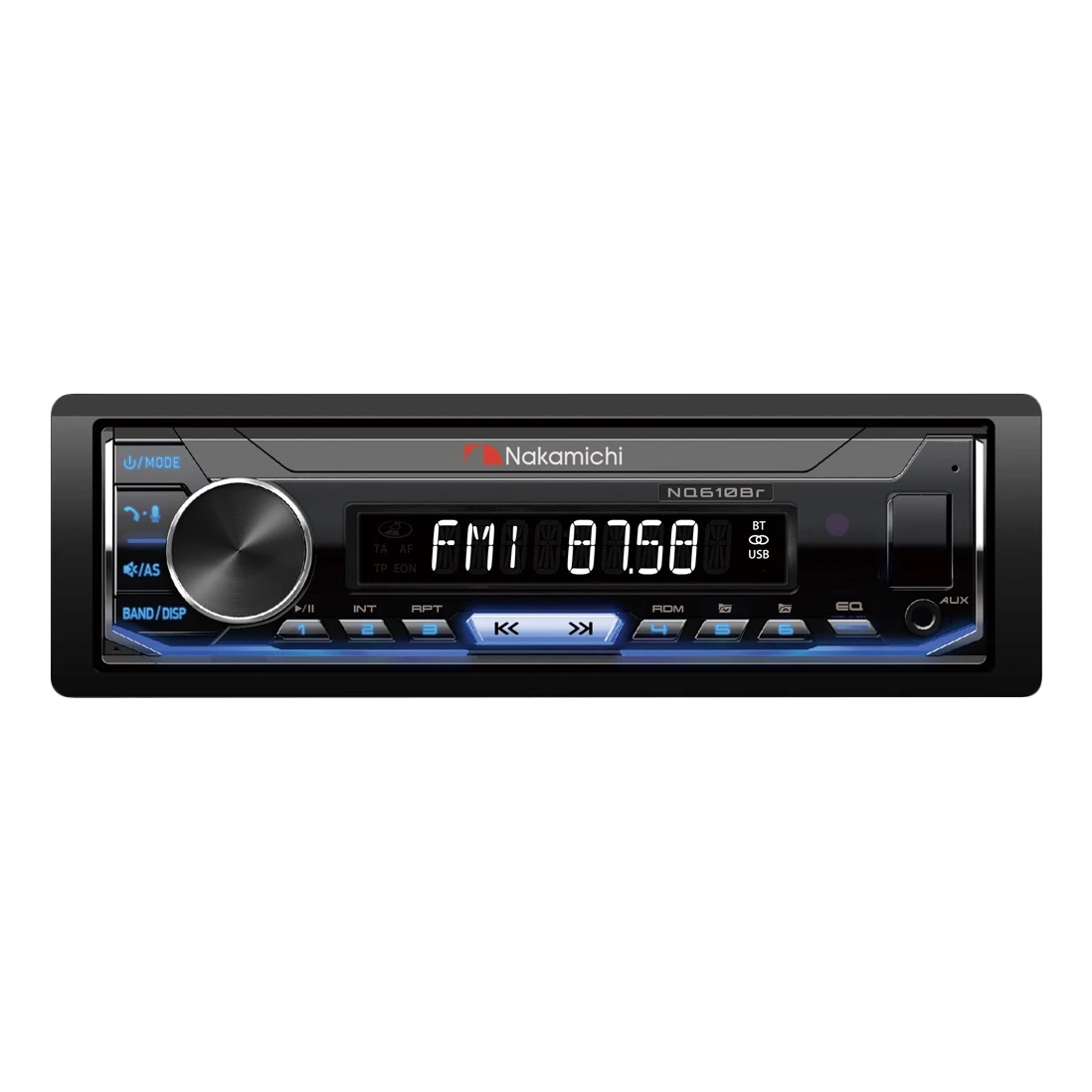 Автомагнитола NAKAMICHI NQ610BR (8 Ом 200 Вт Bluetooth. USB FM/AM ДУ съемная панель) | Автомобили и