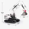 Huina 1594 Full Metal Remote Control Excavator 1/14 Electric Heavy Duty  22 Channels Rc Excavator For Children Toys Model 4