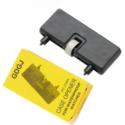 Adjustable Watch Back Case Opener and Battery Remover Tool Set (Black tool belt box)