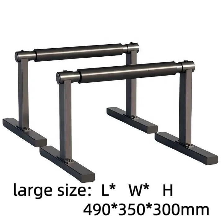 Calisthenics Home Gym Steel Parallettes Fitness Equipment Pull Up Bar Parallettes Sets Steel Parallel Ladder for Home Gym Use