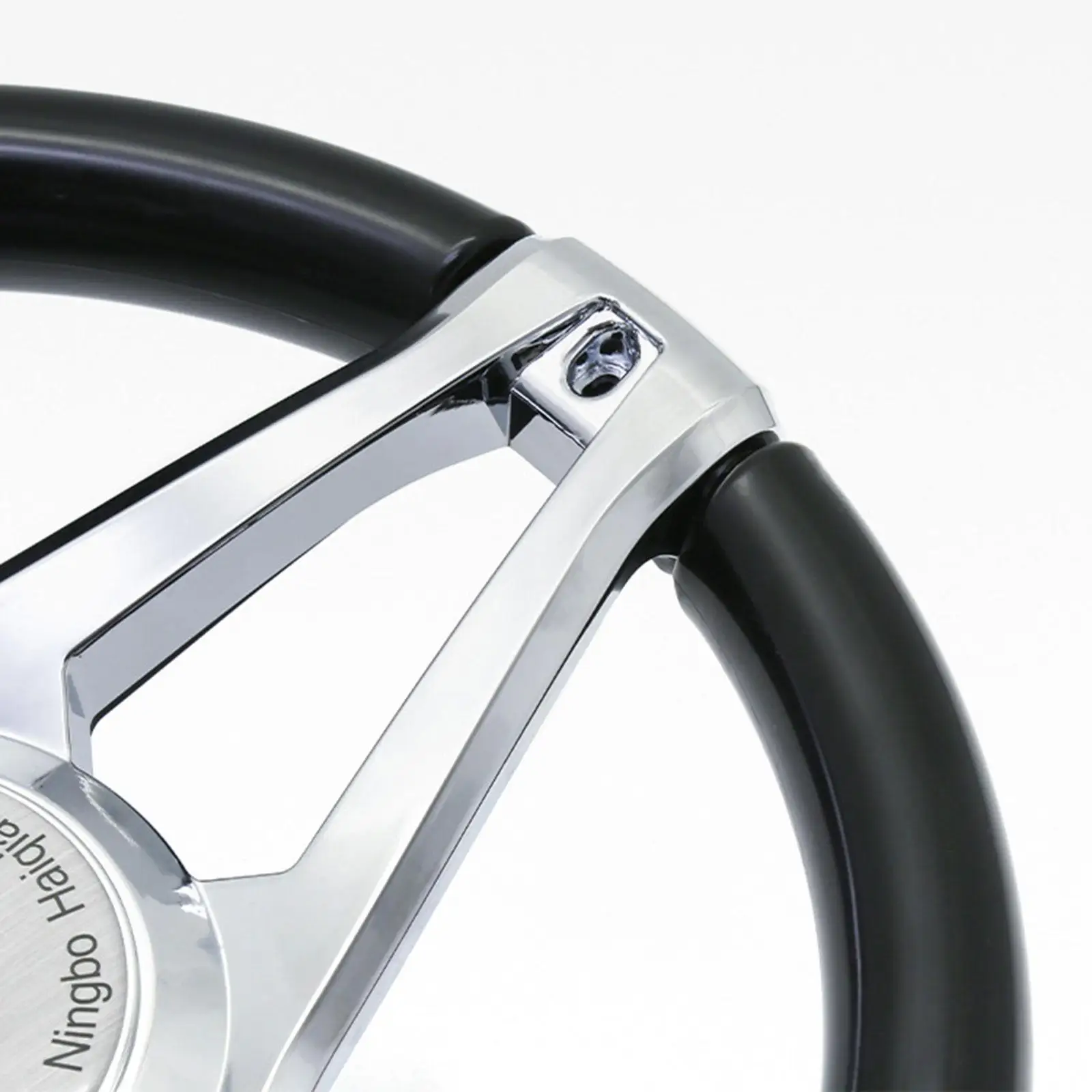 Boat Steering Wheel Anti Slip Waterborne Vehicles Sturdy 340mm for Marine Vessels Boat Speedboat Yacht Pontoon Boat