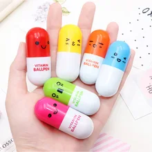 

Cartoon Creative Pill Ballpoint Pen Retractable Cute Cartoon Pill Pen Primary School Stationery