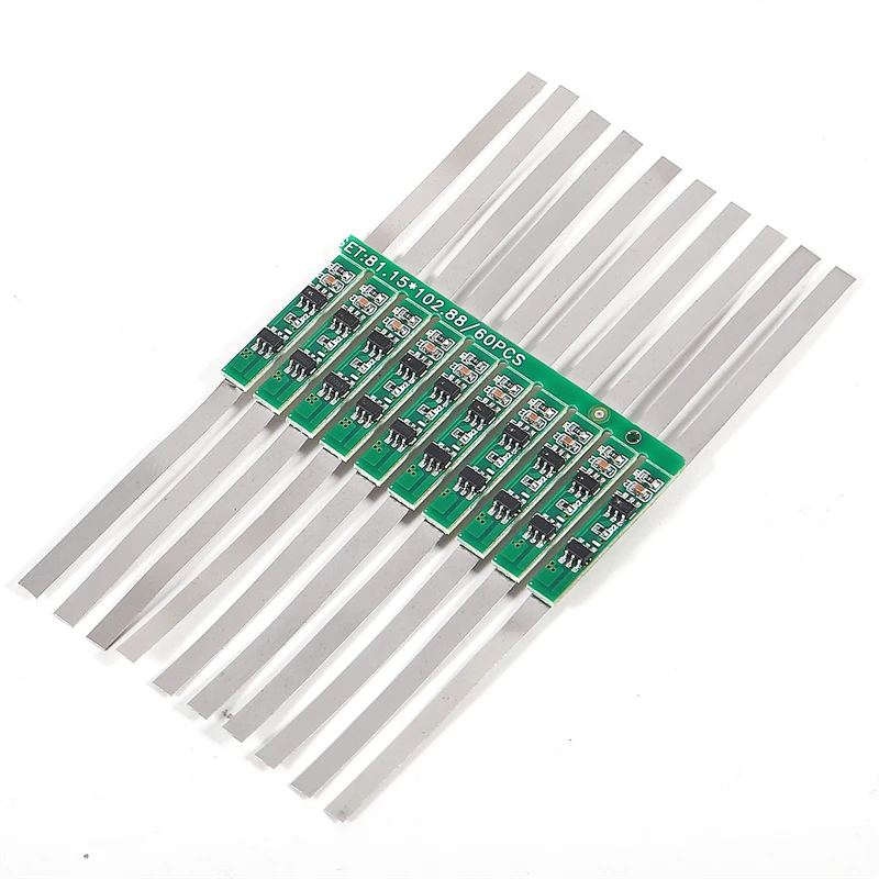 10pcs 3A BMS PCM Battery Protection Board For 3.7V 18650 Li-ion Lithium Battery W/ Solder Be JB Over Current Protection Function