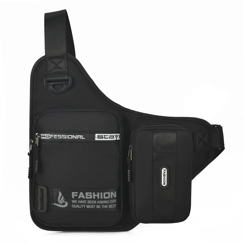 

Anti-theft Men Chest Bag Waterproof Chest Pack Travel Personal Pocket Tactical Male Sling Bag Chest Cross body Bag Pauch