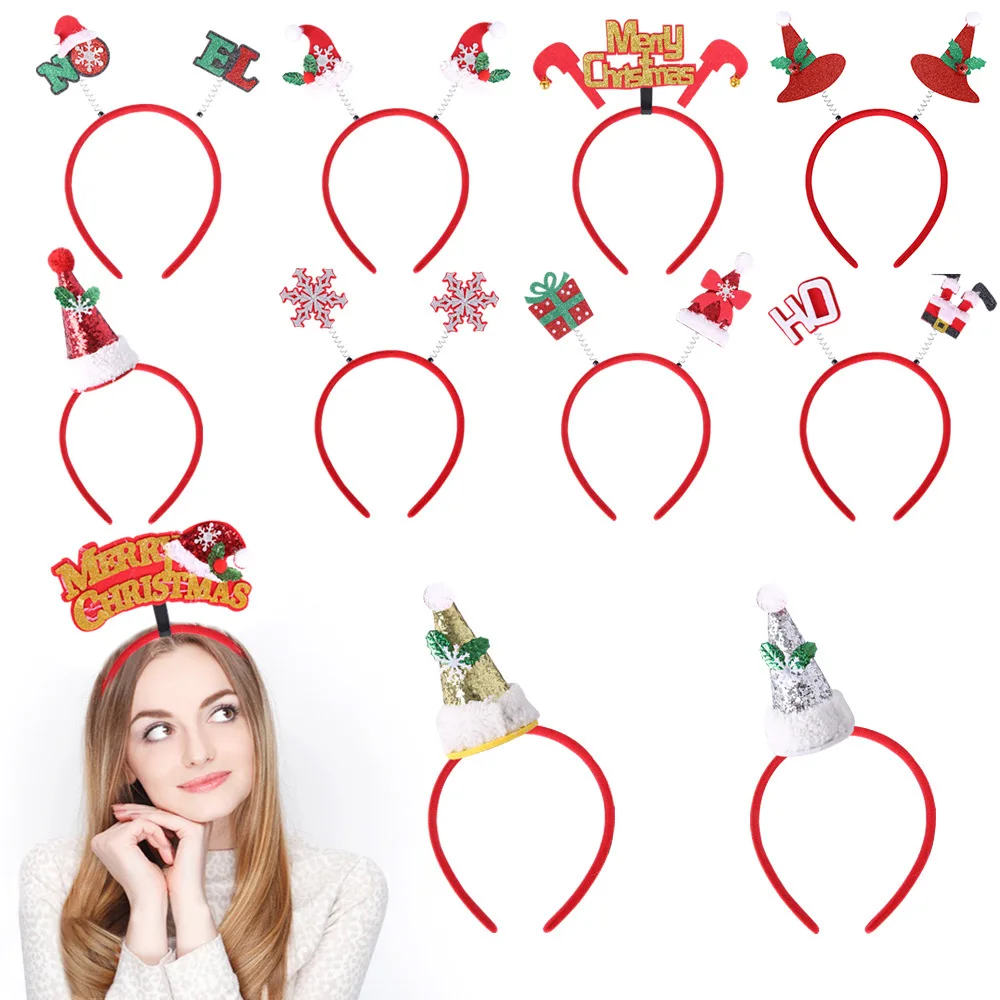 Christmas Headbands For Children, Christmas Party Decorations, Hats Hair Accessories