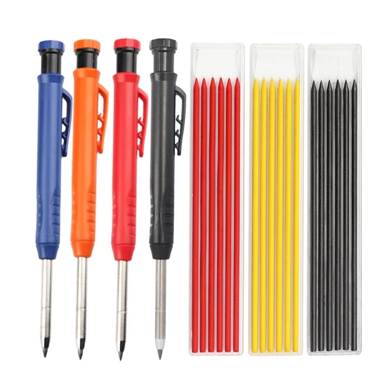 WoodworkingMechanicalPencilSolidCarpenterPencilSet3Color