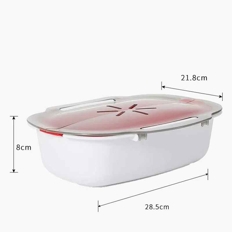 Steam Case Plastic Steamer With Lid Microwave Oven Steamer For Steamed Bread Bun Dumpling Fish Kitchen Cooking Tools Ljiao