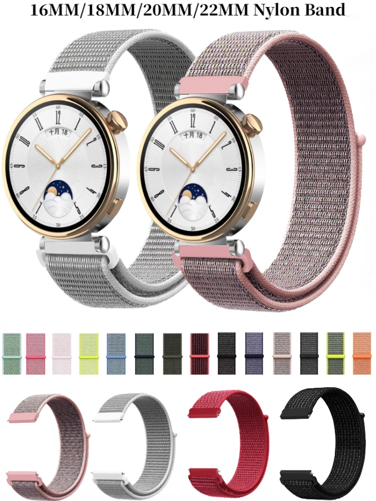 Nylon Loop Strap Bracelet Wristband for Huawei Watch - Multiple Sizes Available