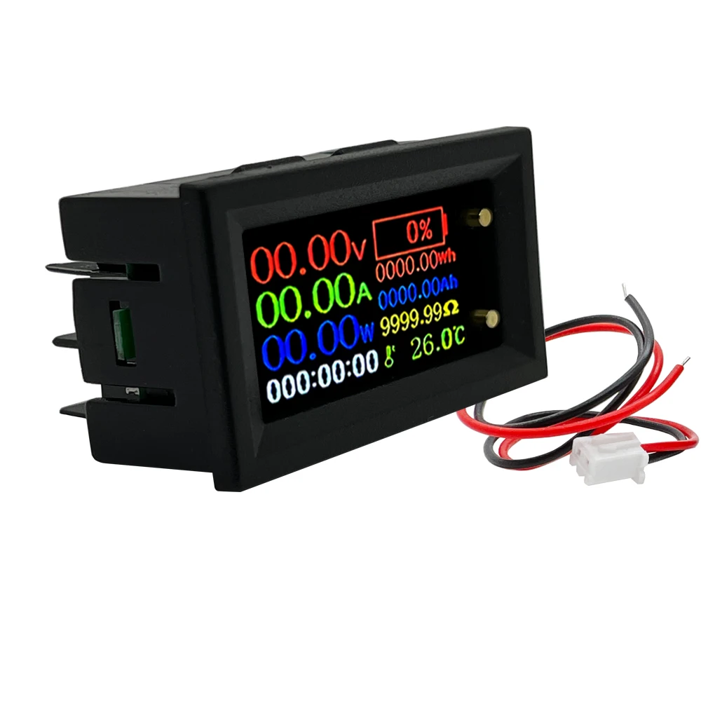 Dc 6120v 20a Digital Voltmeter 9in1 Multifunction Tester Ips Lcd