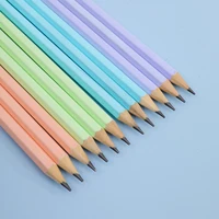 12pcs Graphite Professional Macaron 2B Drawing Pencils Sketch Pencil Black Lead Pencils for Sketching Writing 3