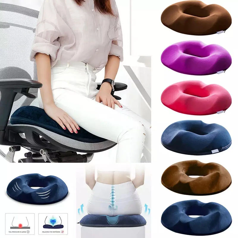 Almohada de Donut para hemorroides, cojín de asiento ortopédico para coxis y coxis, de próstata para espuma viscoelástica, 1 unidad| | AliExpress