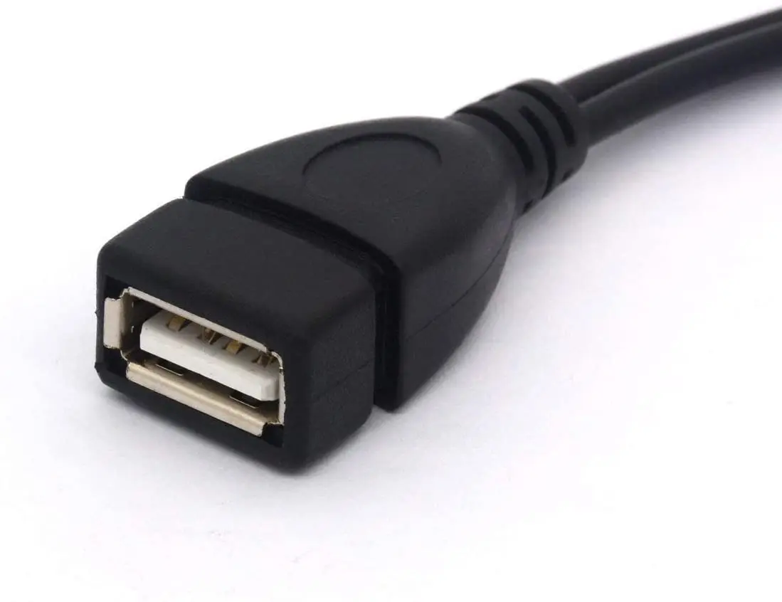 1 In 2 OTG Micro Usb Host Power Y Splitter Usb Adapter To Mirco 5 Pin Male Female Cable Durable Micro USB OTG Cable