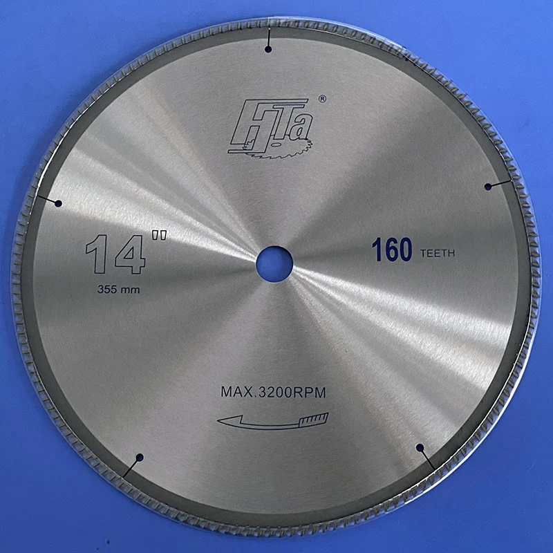 Cost Sale Of 355/405*32/30*160T Wood PVC Plastic Pipe Wood Plastic Extruded Board Ultra Thin Alloy Saw Blade For Cutting Bamboo