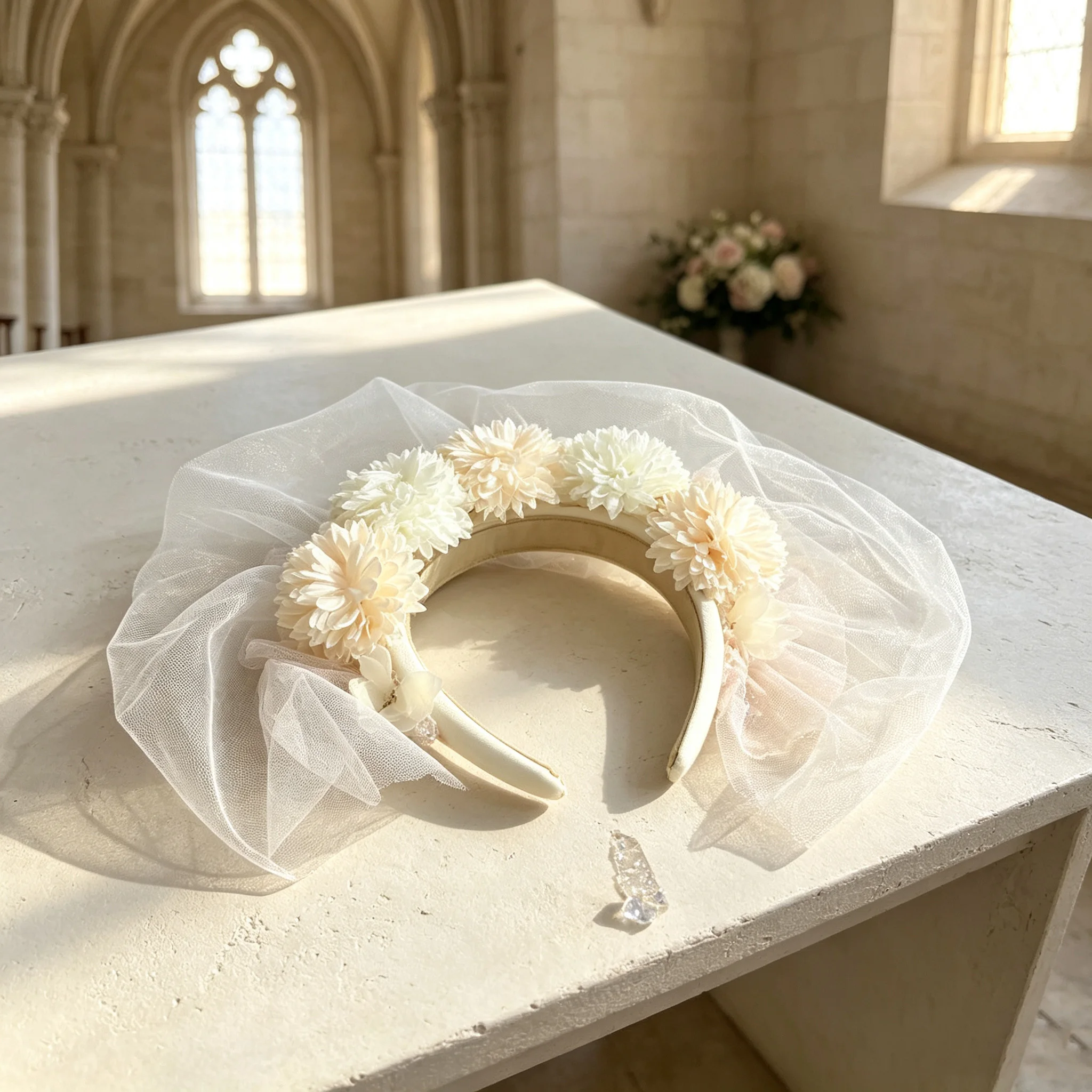 Elegant Wedding Hairband: Beautiful Love Design Bridal Accessory