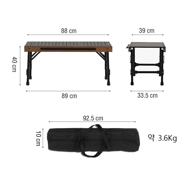 네이처하이크 IGT 탈착식 접이식 테이블: 야외 모험을 위한 기능적 필수품