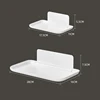 Folding Wall Mounted Shelf Saving Space Foldable Storage Rack Punch-Free Phone Holder Wifi Router Storage Tray BathroomOrganizer 6