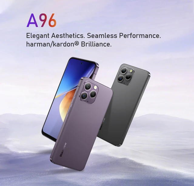 [World Premiere] Blackview A96 Android 13 Smartphone Helio G99 12GB 256GB  Mobile Phone 6.5'' 2.4K Display With 120Hz Cellphone