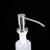 Kitchen Sink Soap Dispenser Brushed Soap Bottle Bathroom Manually Press Soap Bottle Kitchen Accessories 300ML 4
