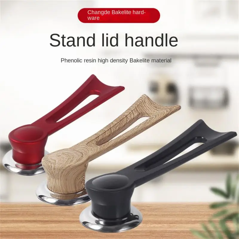 Universal Pot Lid Knobs Long Handle Pot Cover Handgrip Cookware Parts Replacement Accessories for Home Kitchen Cookware Pan