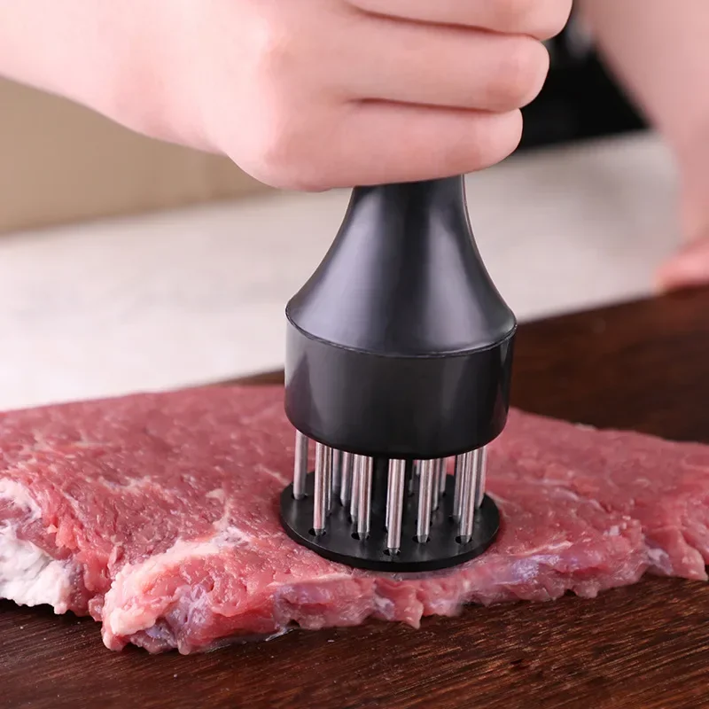 Stainless Tender Meat Needle Home Steak Pork Chops Fast Loose Meat Needle Portable Hammer Kitchen Tools Cooking Accessories