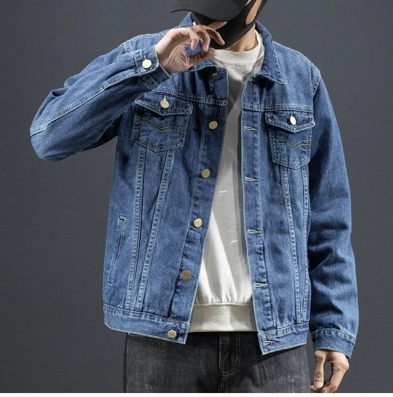 Jaqueta jeans masculina inverno