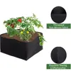 Garden Planting Bag with Handles Multi-size Felt Grow Bag Rectangle Planting Nursery Pot Vegetable Tomato Potato Planting 5