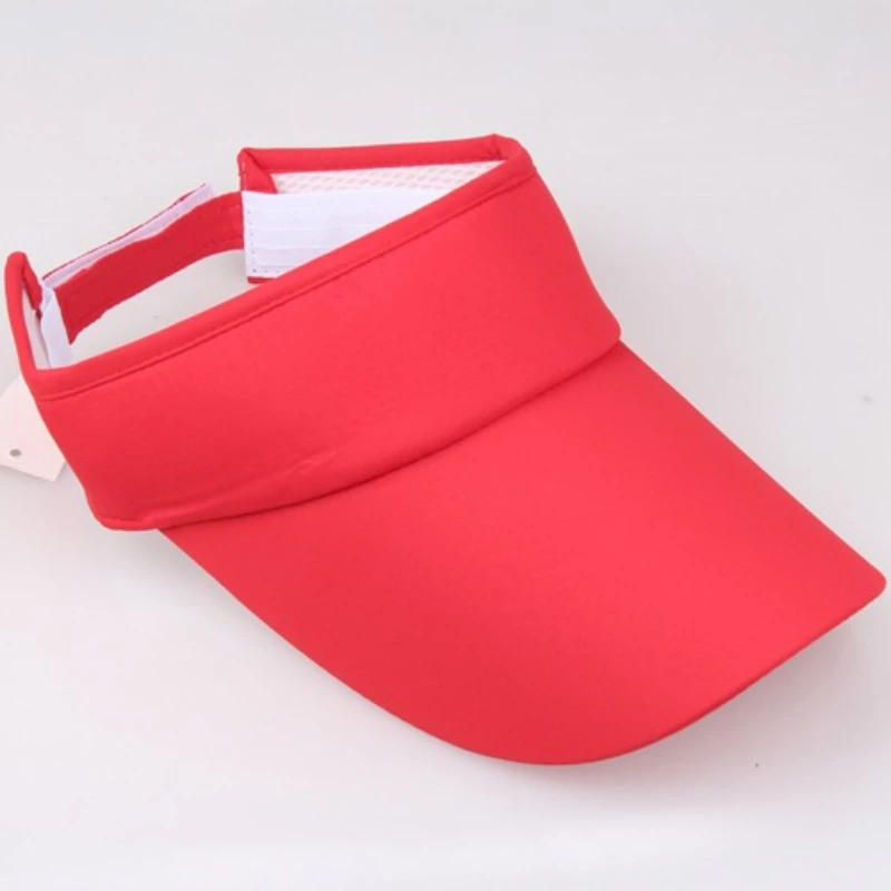 Customized Logo Printed Visors For Men Women Empry Top Hats Ladies Outdoor Sports Tennis Sunhat breathable cap gorra Wholesale 4