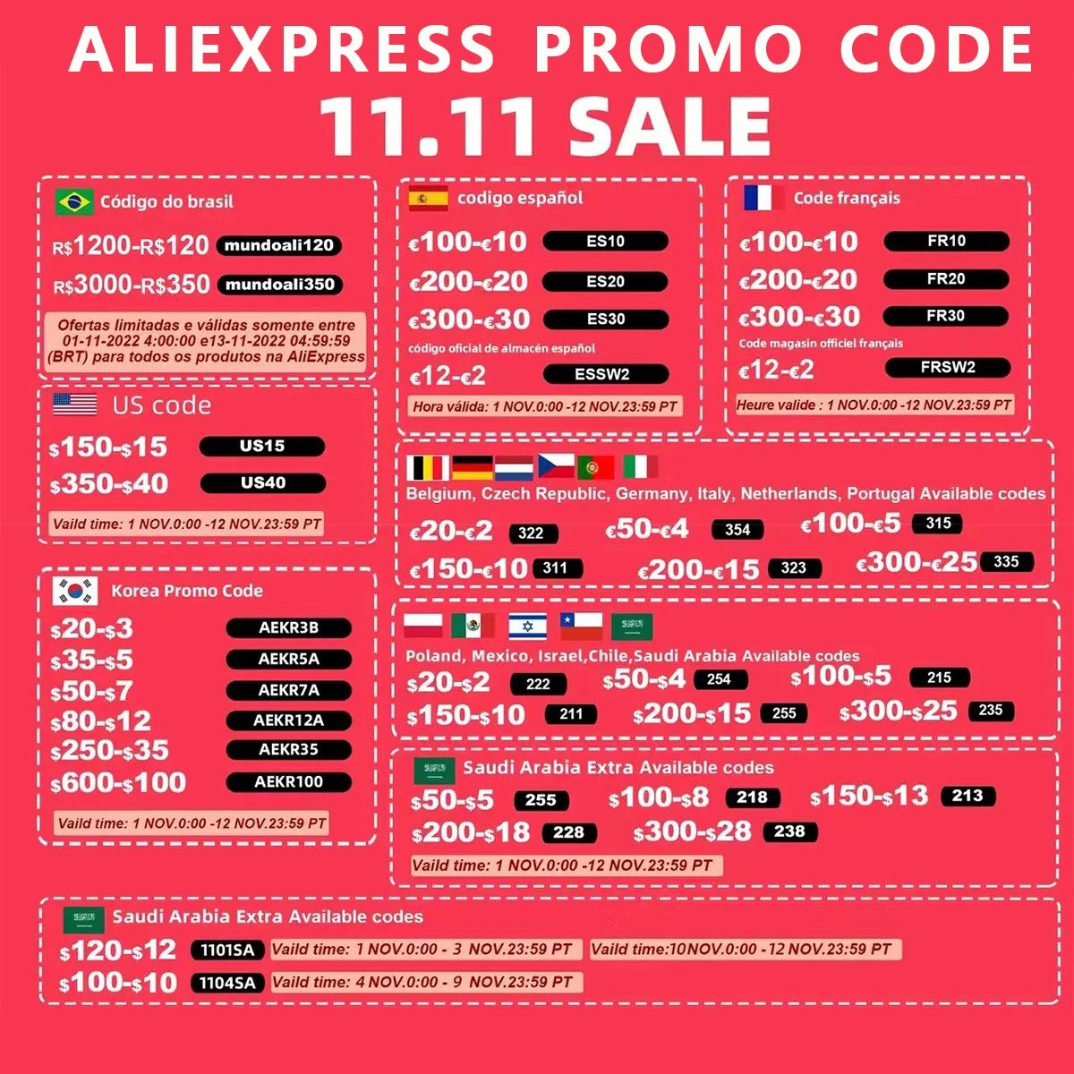 Big Sale Guide!!! Promo Code & Coupon Are Provided Here Every Day!!! Add It  To Your Cart To Get The Bargain!!! - Giveaways - AliExpress