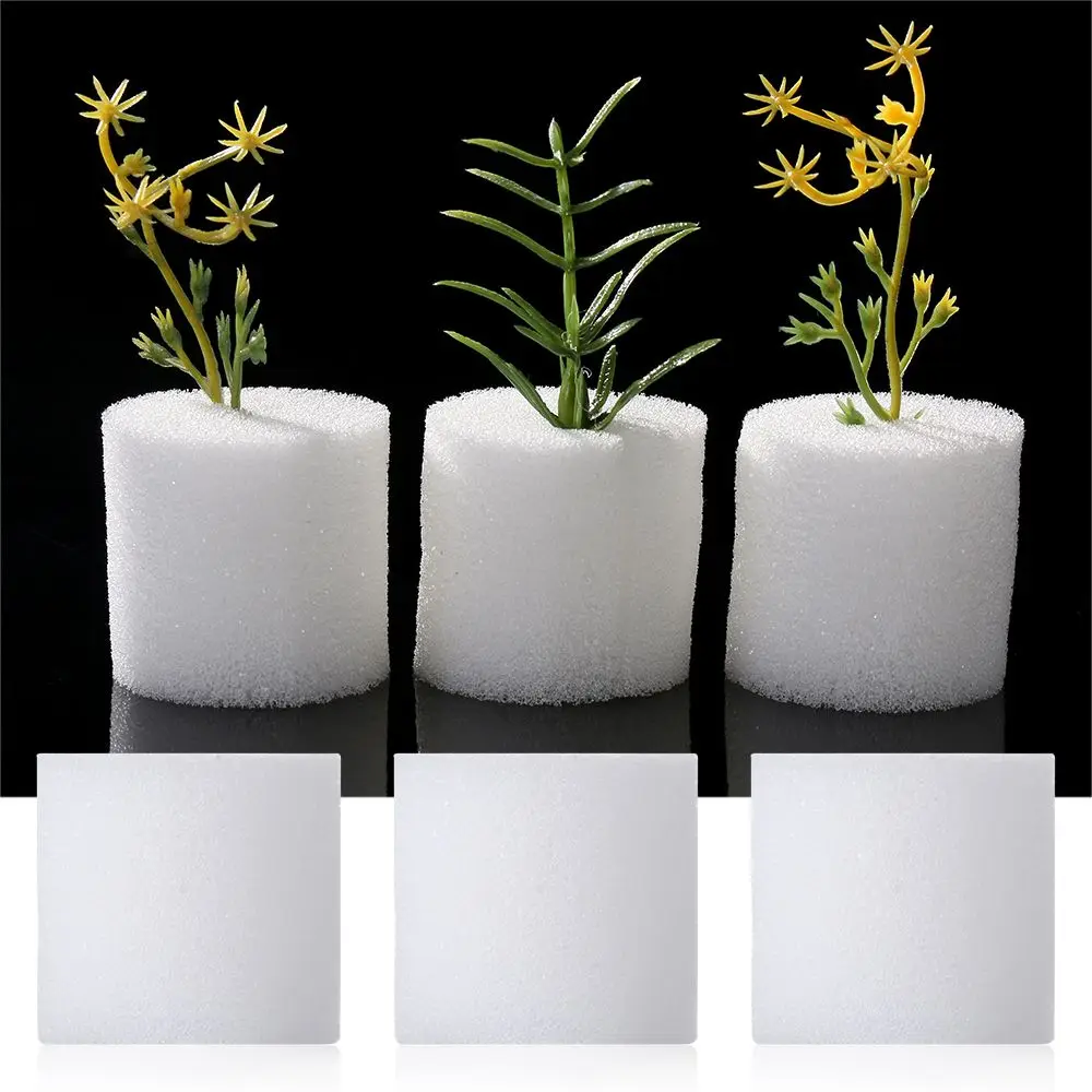 Feuilles De Mousse Hydroponique DOITOOL - Lot De 2, Noir, 25x25x2,5 Cm, Pour Culture Sans Terre