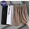Summer New Fashion Trend Capris Versatile Large Size Ice Silk Shorts for Men 1