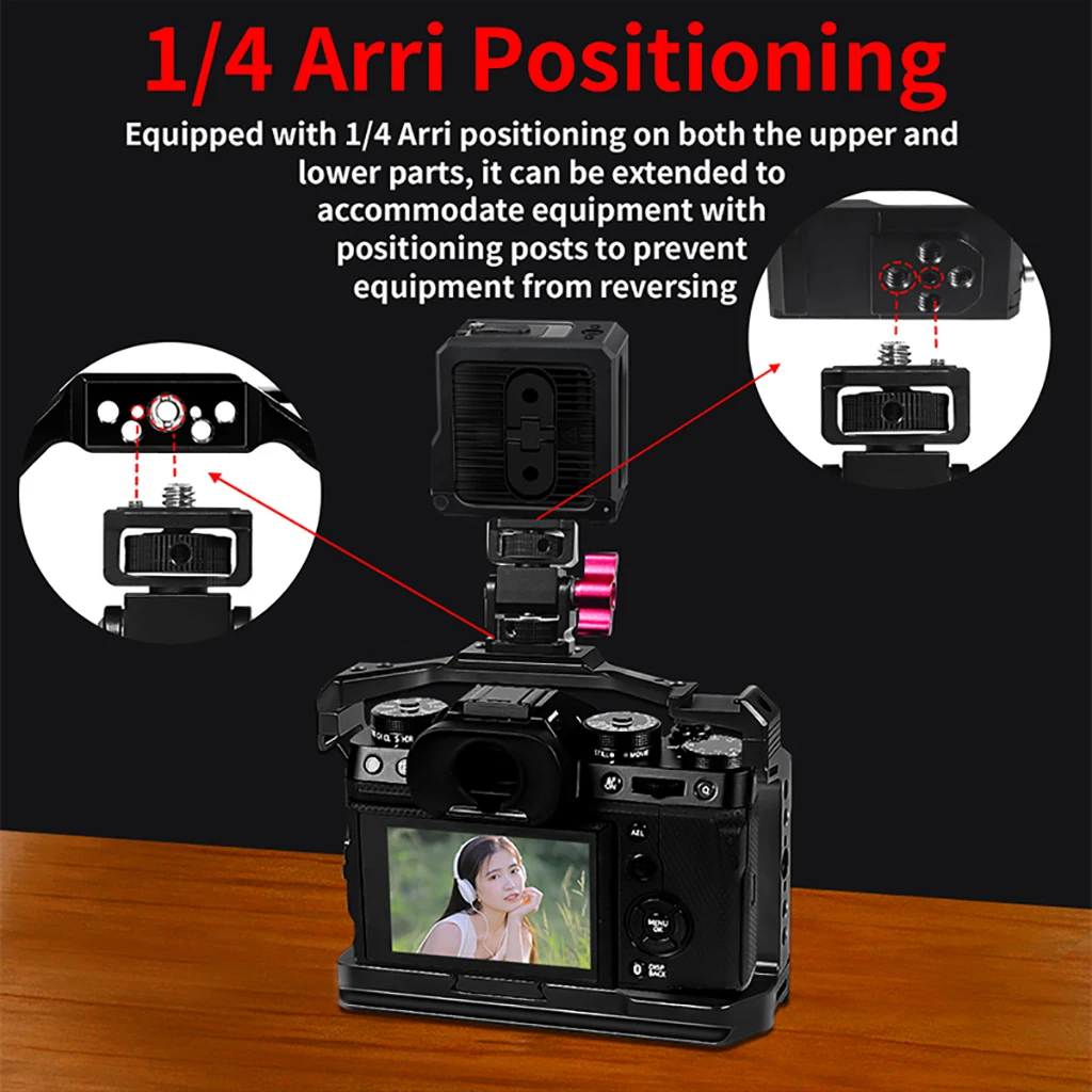 Monitor EVF Stand Holder Cold Shoe Mount for Camera Field Monitor Microphone Hot