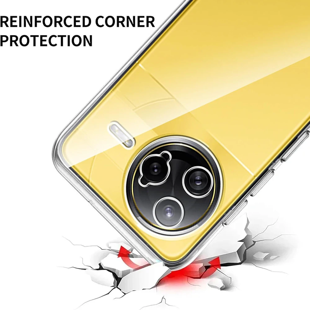 Ultra Thin Shockproof Clear Silicone Soft Shell Back Cover Case
