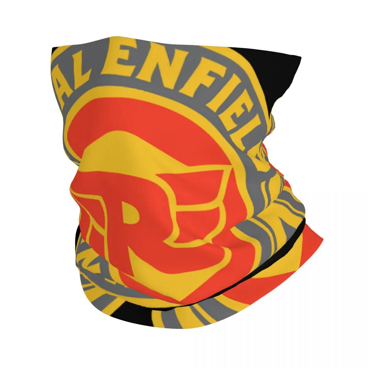 

Шарф-маска на шею с принтом и защитой от ветра