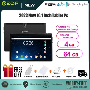 Tablette PC Android 10 de 2022 pouces, Octa Core, 4 go de RAM, 64 go de ROM, réseau 4G, double carte SIM, Google Play, Bluetooth, WiFi, nouveauté 10.1
