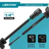 Libraton 16PCS Magnetic Nut Driver Set Metric & SAE Long Nut Drivers for Impact Drill Long Shank Nut Driver Bits Hex Shank PH1 2 4