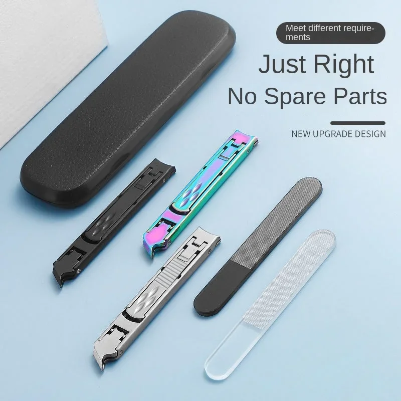 Stainless Steel Nail Clipper Double-ended Dual-purpose Thin Portable Folding Nail Scissors Clippers Manicure Tools nail clipper set nail clipper nail scissors set nail clippers manicure set manicure sets manicure nail clipper set nail clippers kit folding scissors