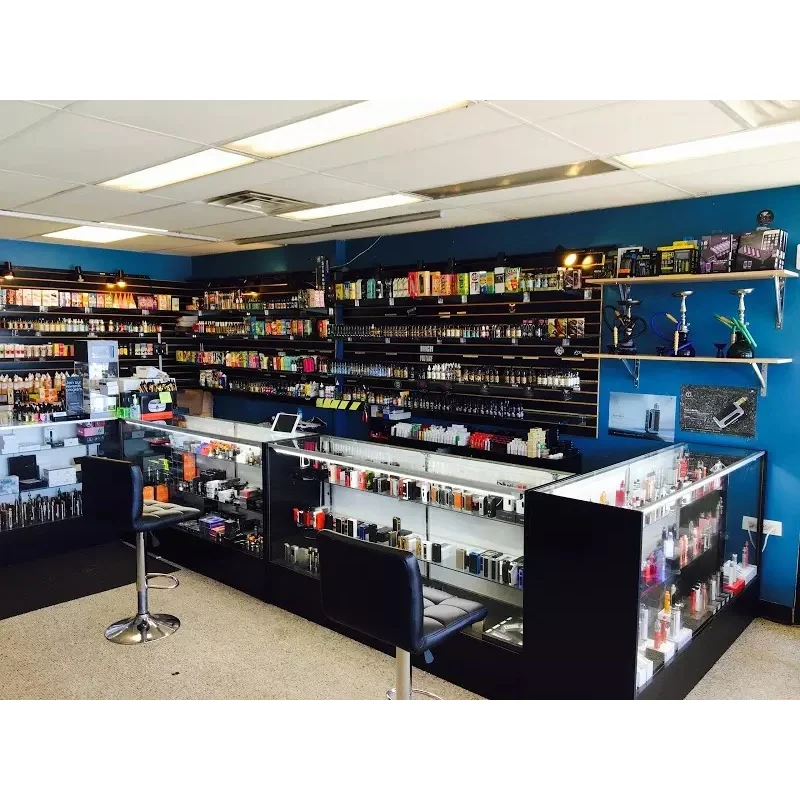 상업용 현대 연기 상점 식료품 상점, 유리 나무 연기 디스플레이 쇼케이스, 연기 디스플레이 캐비닛, LED