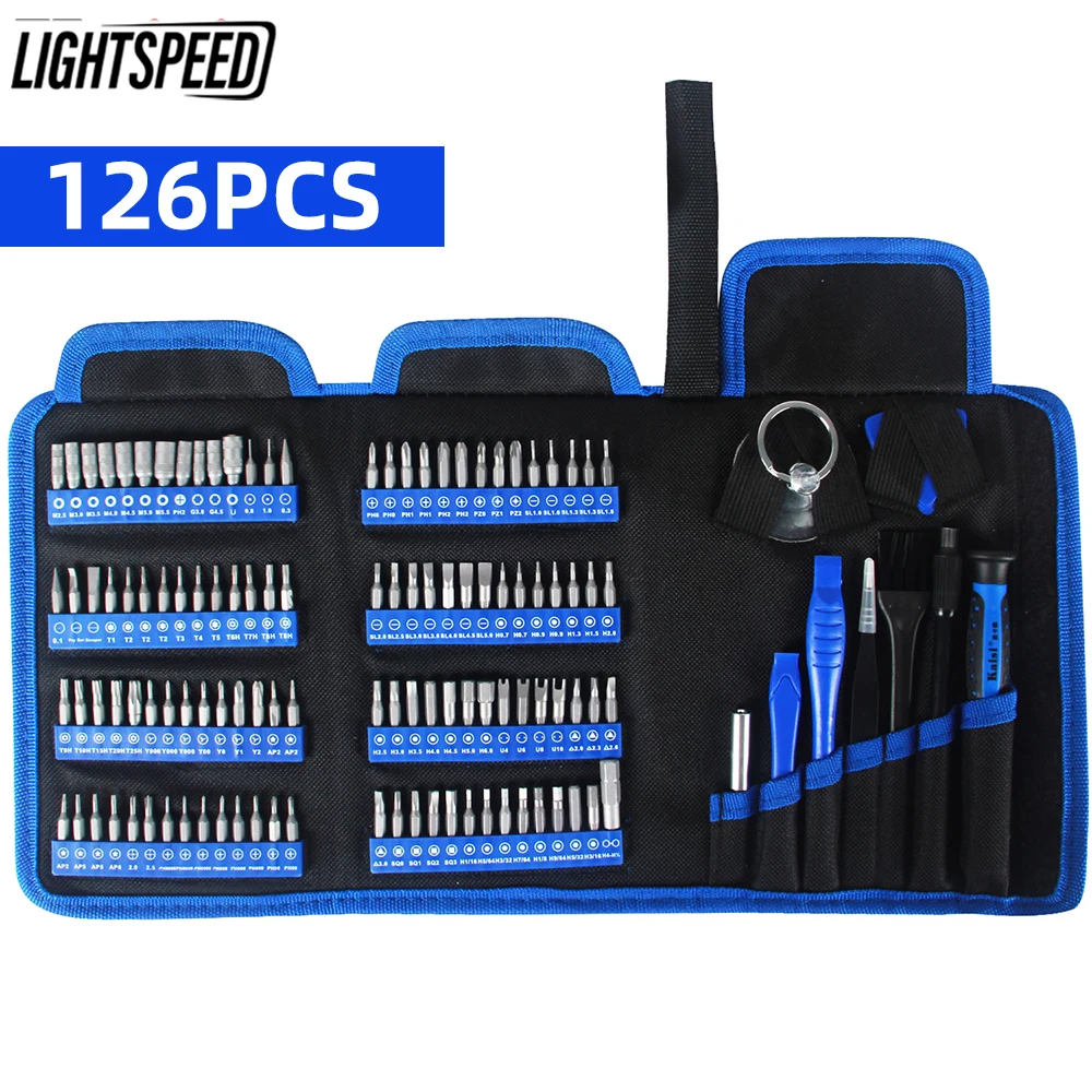 

Kaisi Screwdriver Set Precision Screwdriver Tool Kit Magnetic Phillips Torx Bits 126 in 1 For Phones Laptop PC Repair Hand Tool