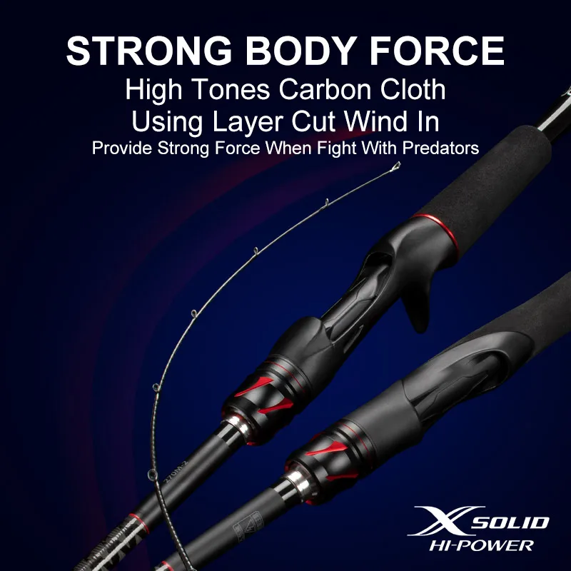 OBSESSION 1.98m2.03m2.08m2.13m Casting Spinning Fishing Rod 2