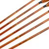 6/12pcs Mixed Carbon Arrows SP500 31.5" Inset Nock 4inch Brown Turkey Feathers ID 6.2mm OD7.8mm for Bow Archery Shooting Hunting 4