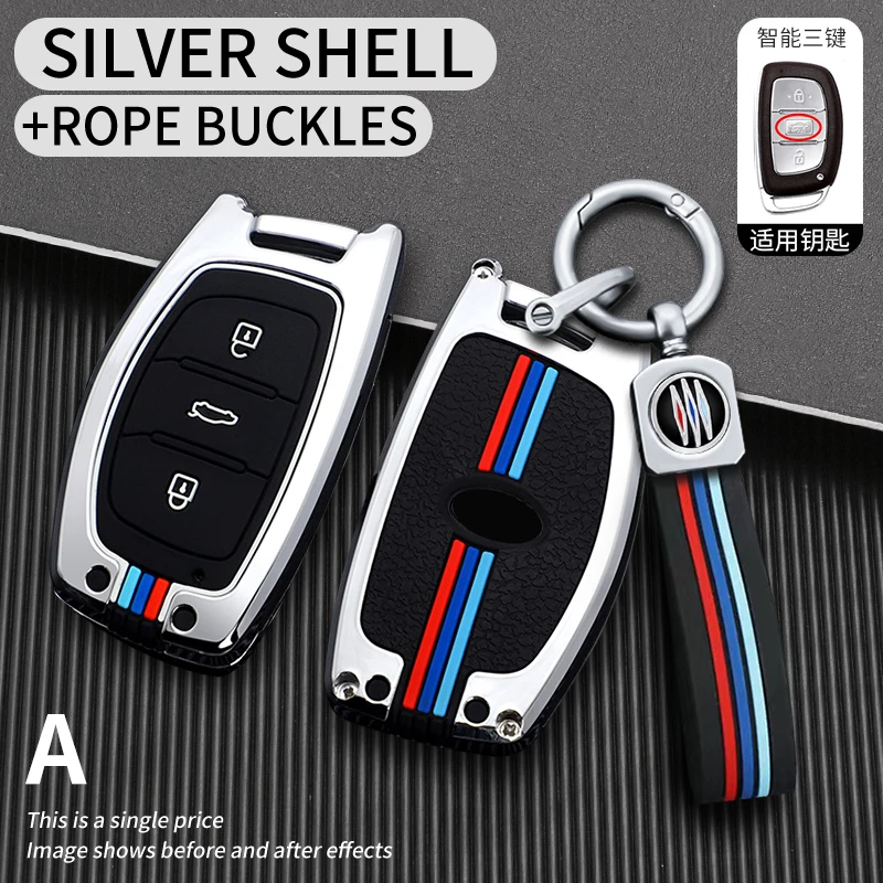 Custodia/cover per chiave telecomando per Hyundai Tucson Santa Fe Rena Sonata Elantra Creta Ix35 Ix45 I10 I30 I40 portachiavi - S1145890d138f418088dcd7f451ff21808