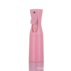 Continuous Spray Refillable Bottle for Salon, Home, and Garden Use - Fine Mist Atomizer (Pink)