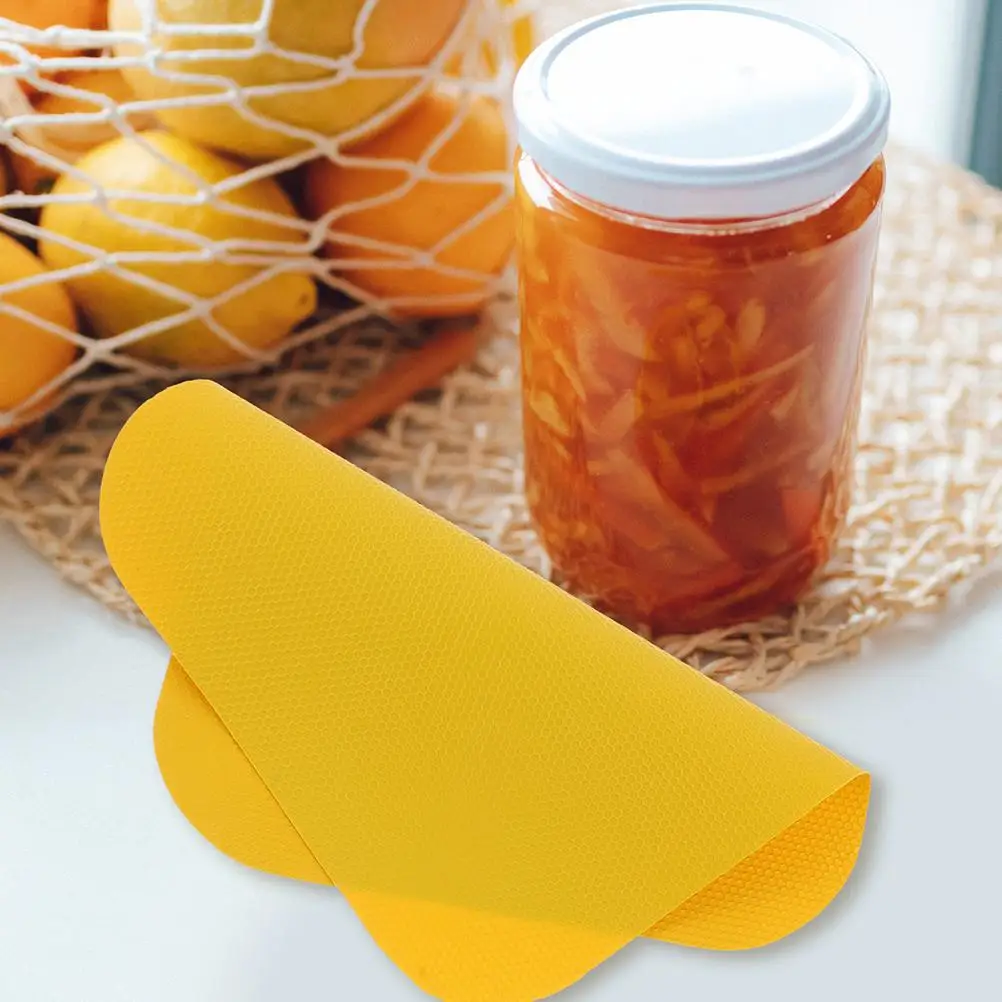 Rubber Jar Opener Pad 9 Pcs Bottle Holder Grips Non Slip Kitchen Tools Openers Heat Resistant Anti Skid Blue Yellow