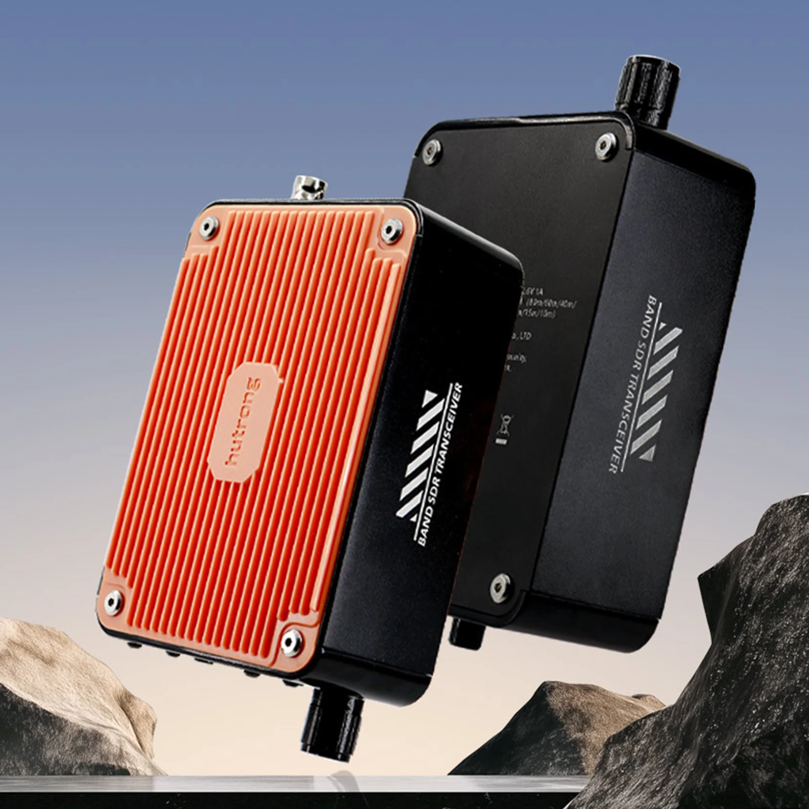 USDX+ Plus V2 8-Band Full-Mode Transceiver with LCD Screen Speaker HF Transceiver CW Auto-Decoding Support for SDR SSB and QRP