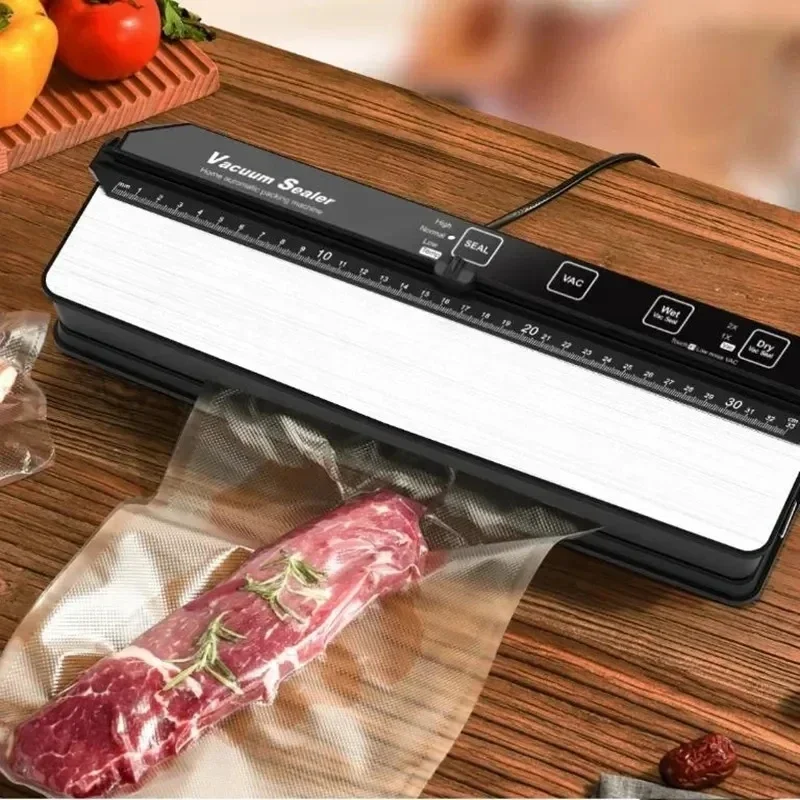 Xiaomi-máquina Automática de Aferidor de Vácuo Dispositivo de Vácuo de Alimentos Lâmina de Corte Máquina de Embalagem Doméstica com Bomba 15 Bolsas mm