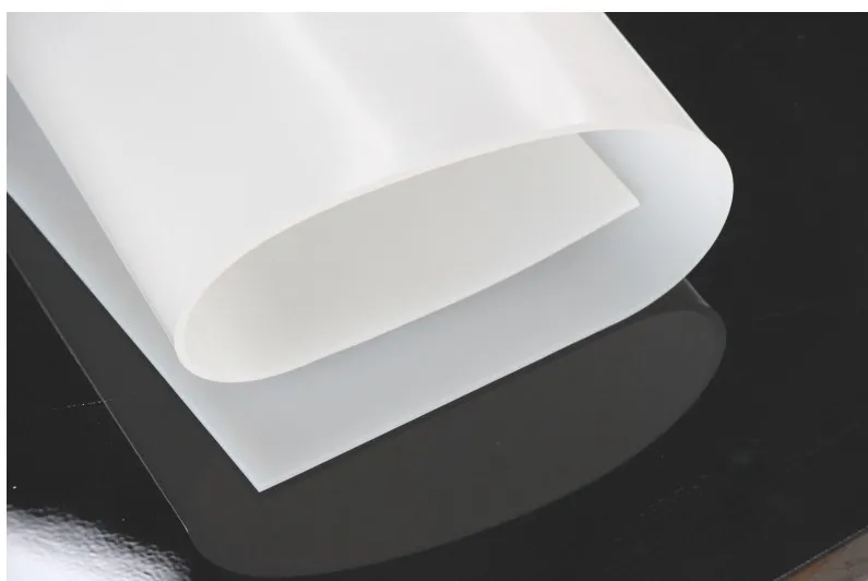 Black/Clear White Silicone Sheet Rubber Mat 1mm 2mm 3 4mm 5mm Thick Various  Size
